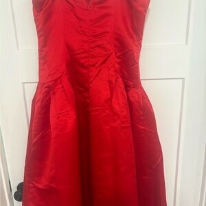 Fashion Nova Vibrant Red Midi Dress